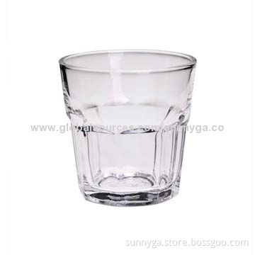 Promotional Drinking Glass, 232mL Capacity, Decorated Pattern, Logo Engraved